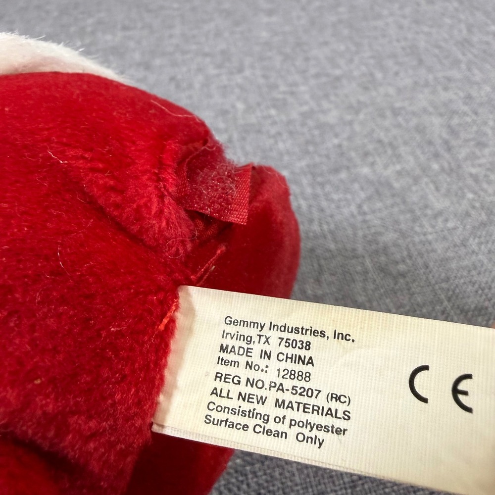 VTG Gemmy Santa Animated "Santa Claus Is Coming To Town Light Up Cheeks Untested - Picture 10 of 12